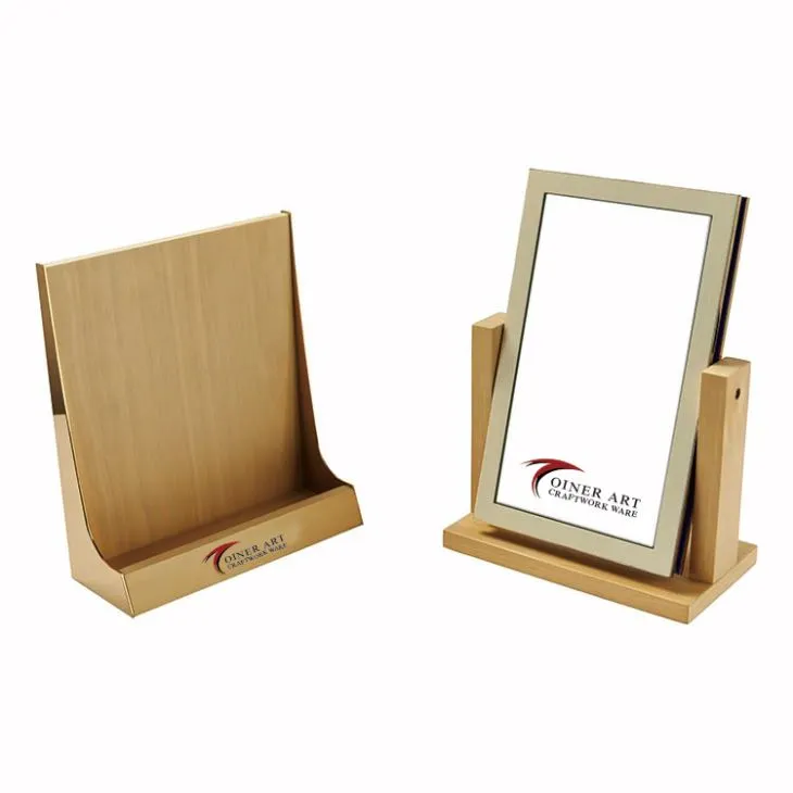 Oak Veneer Rotating Mirror