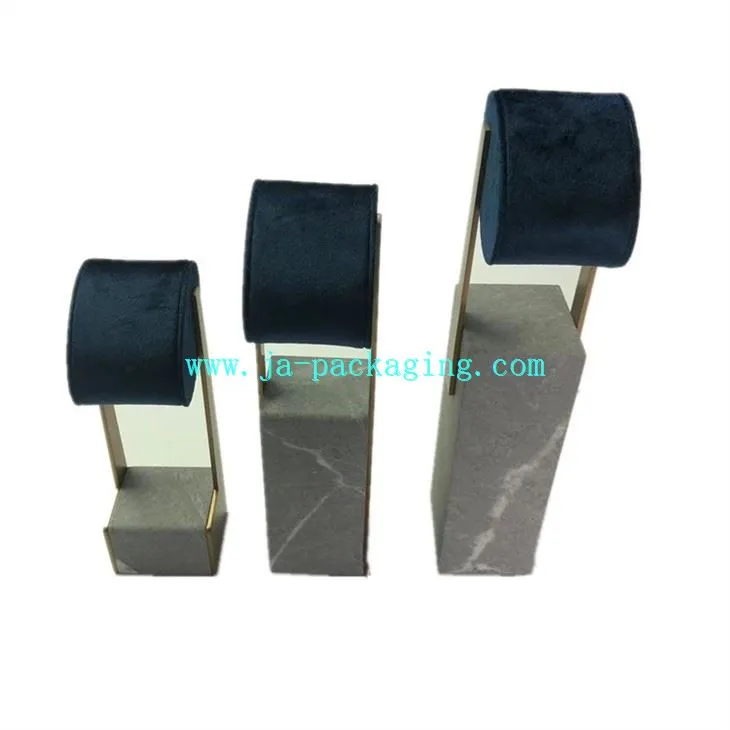 Gray Brass Metal Free Stand Watch Holders