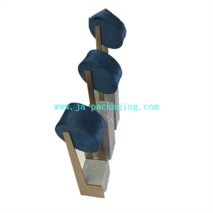 Gray Brass Metal Free Stand Watch Holders