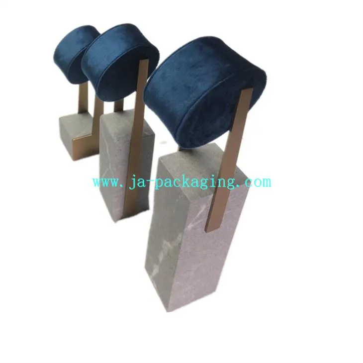 Gray Brass Metal Free Stand Watch Holders