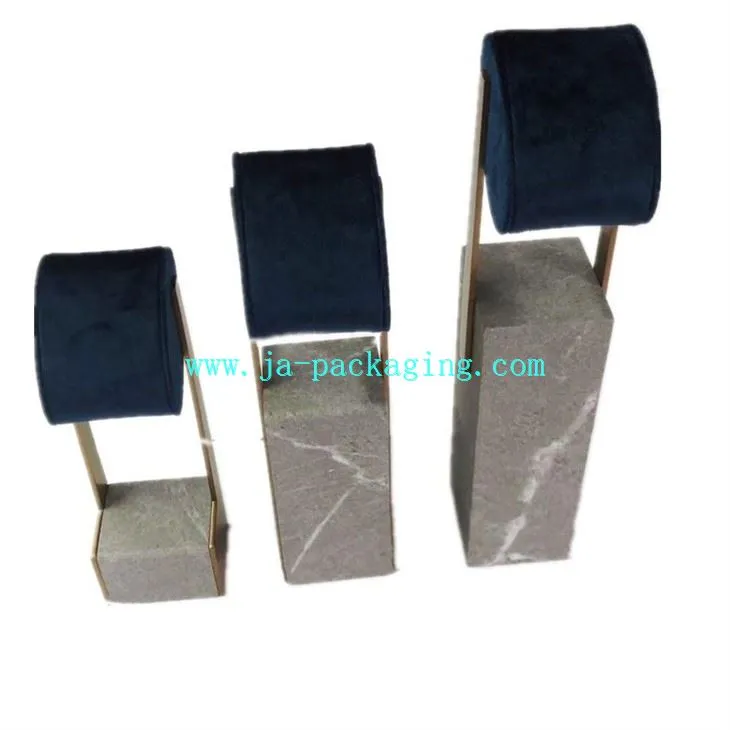 Gray Brass Metal Free Stand Watch Holders