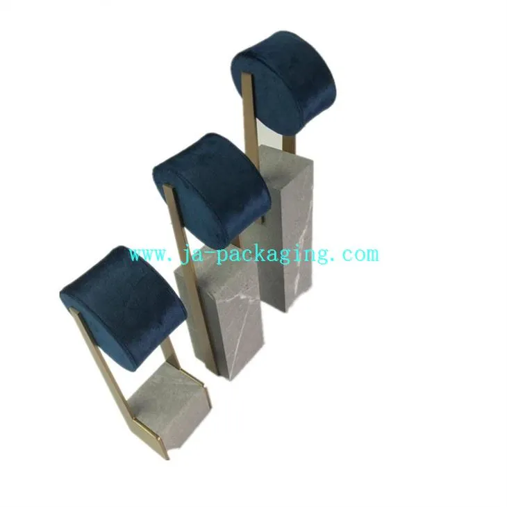 Gray Brass Metal Free Stand Watch Holders