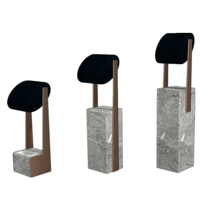 پایه نگهدارنده ساعت بدون فلز برنج خاکستری